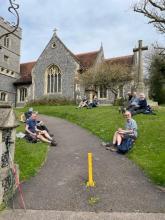 Lunch at Stanstead Abbotts church